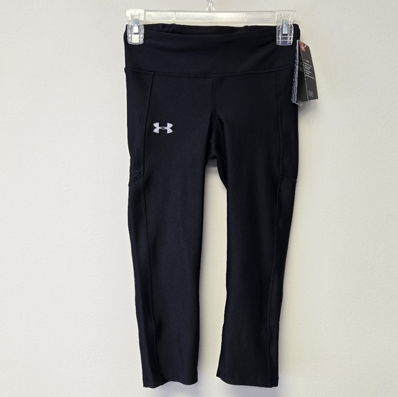 Under Armour Mileage Heatgear Compression Capri legging Black S - Picture 4 of 16